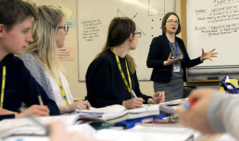 Teaching to students