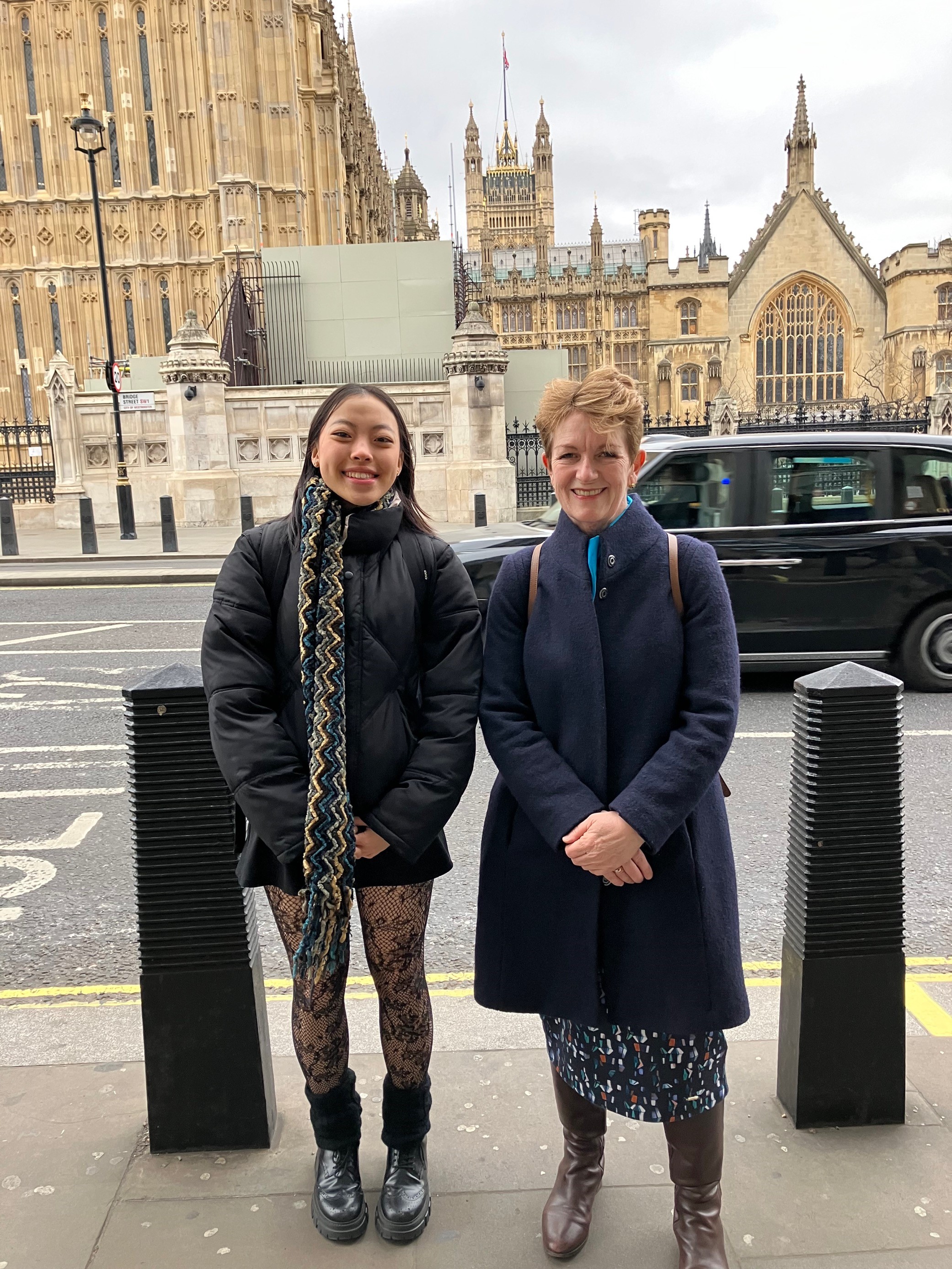 Alison Chang and Elizabeth Kitcatt, co-chairs of AQA's Student Advisory Group