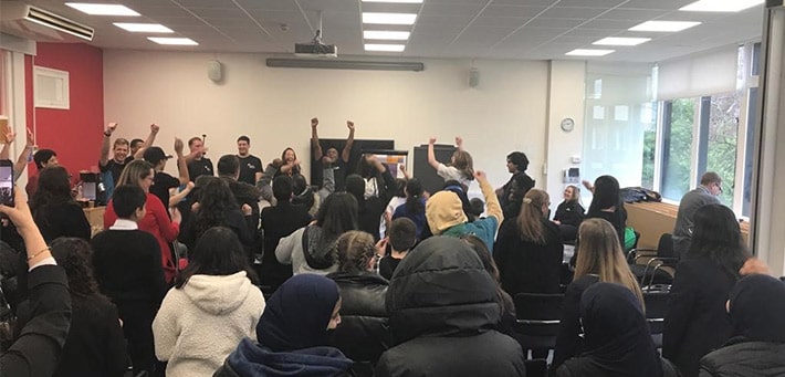 AQA Unlocking Potential students – Manchester