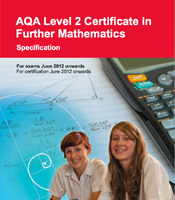 Aqa Mathematics Aqa Certificate Level 2 Further Mathematics